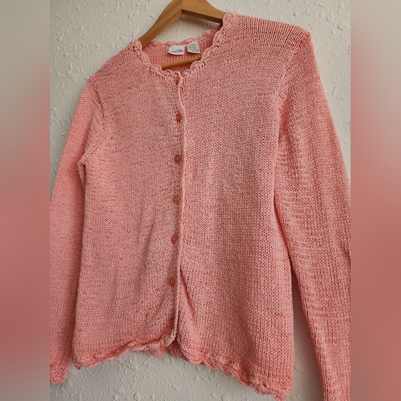 Vintage Cherokee Knit Sweater Cardigan - Picture 2 of 3